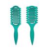 TEMU Curly Hollow Hairdressing Comb - Wheat Straw Bounce Comb