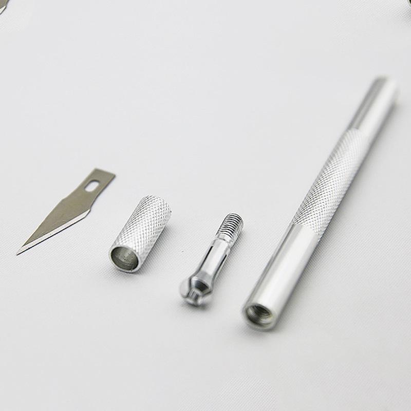Neutral Aluminum Handle Carving and Engraving Knife for Woodworking and Model Making