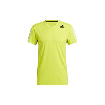 H.rdy 3s Performance Running Tee Men Tops Green Yellow H29477