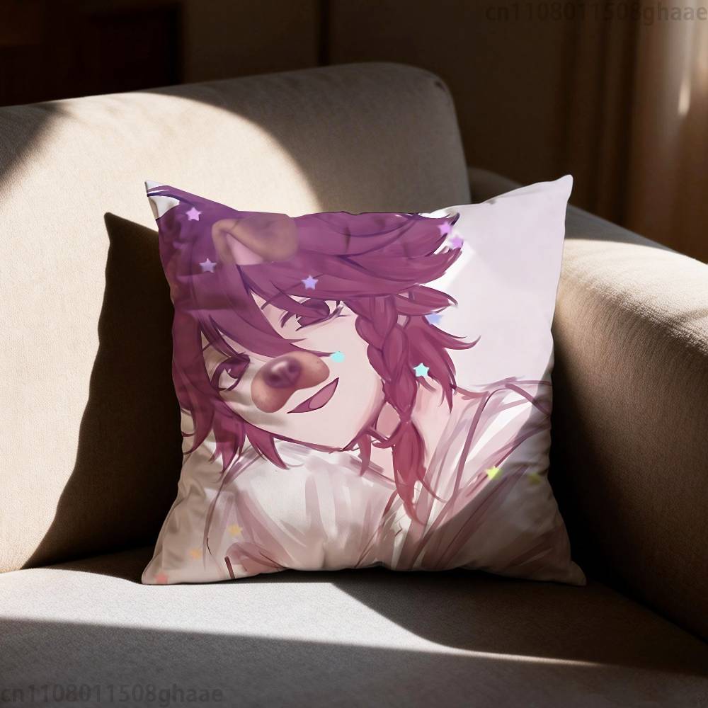 Zeno Remake Anime Pillow Case Sofa Living Room Bedroom Headboard Backrest Cushion Square Cushion Nap Time