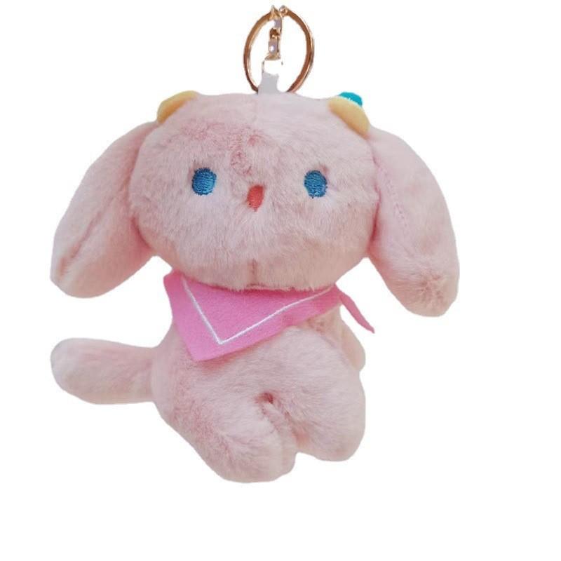 Adorable Plush Dog Keychain Cute Stuffed Animal Toy Creative Plush Doll Pendant