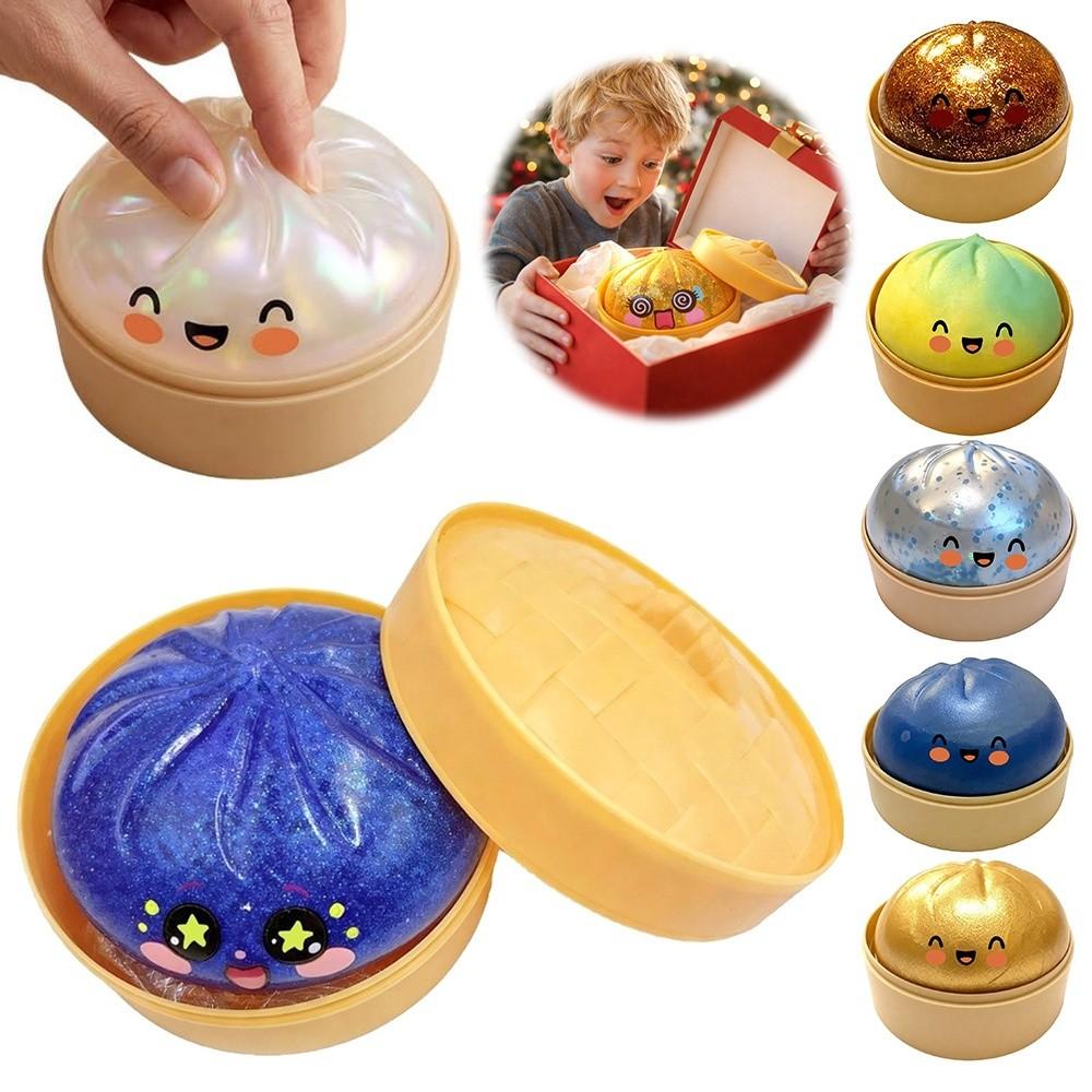 Mit Dampfgarer Knödel Squishy Spielzeug Weicher Stressabbau Sensorischer Ball Entspannungswerkzeug
