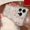 Winter Christmas Graphic Print Clear Case for iPhone17 16 15 14 13 12 11 Pro Max 16E XR SE2 7 8 Plus Shockproof Soft Cover