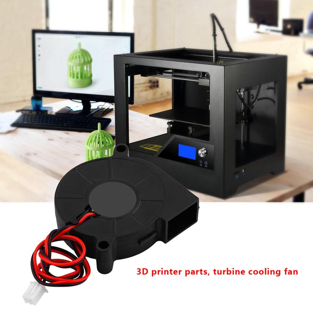 50*15mm Blow Radial Cooling Fan Turbofan Cooler Kit Accessories for 3D Printer   12V