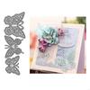 Three Butterflies Metal Cutting Dies Stencil DIY Scrapbooking Album Paper Card Template Mold Embossing Decoration X3UC