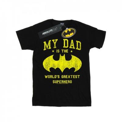 Boys Batman My Dad Is A Superhero T-Shirt