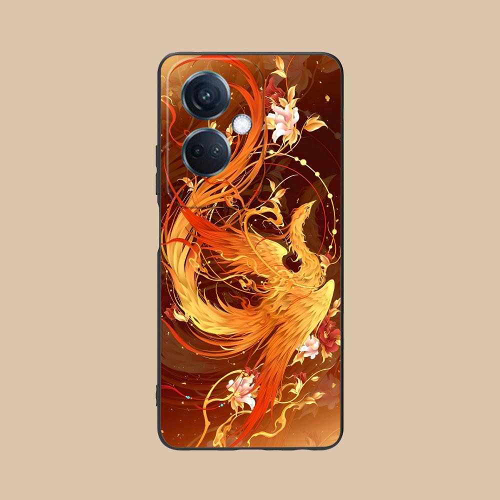 Luxury Phoenix Mobile Cell Phone Case for OPPO Find X9 X8 X7 X6 X5 X3 X2 Plus s Pro Ultra Lite Colorful Printing Cover Pretty