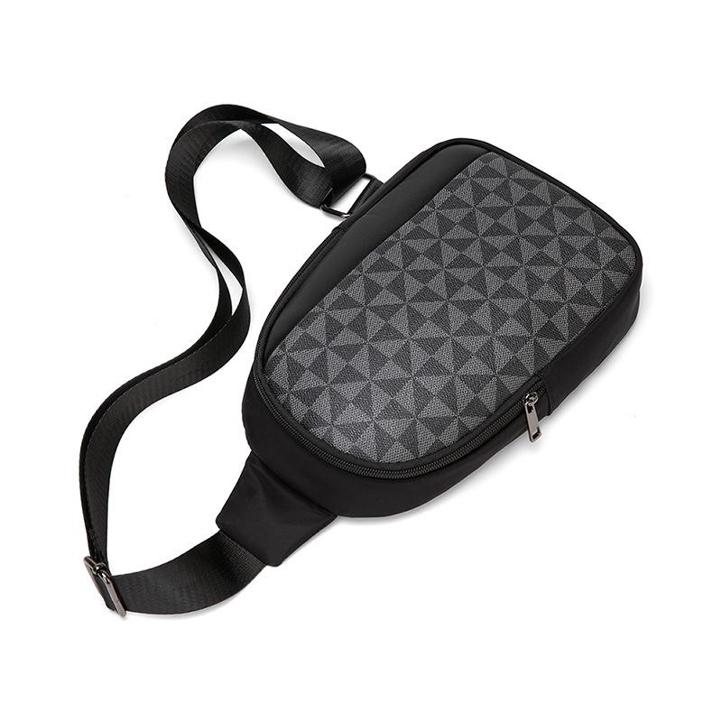 Fashionable Men and Women's Retro Casual Single-shoulder Crossbody Multi-functional Chest Bag