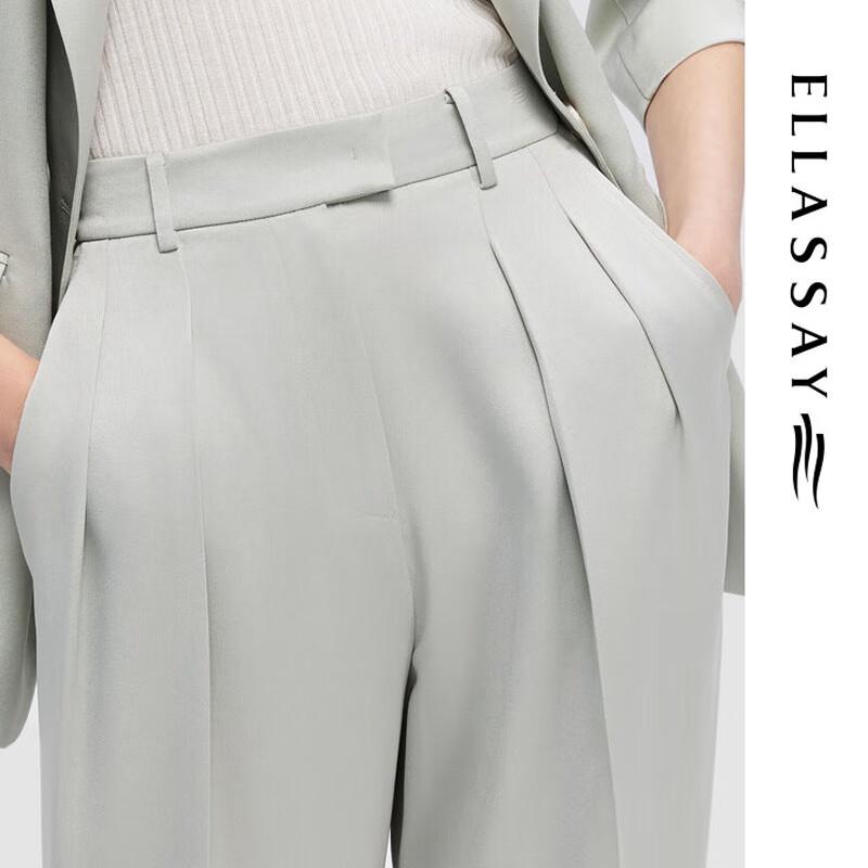 ELLASSAY Spring/Summer Pleated Commuter Long Pants
