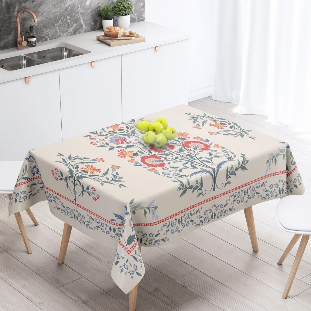 Ethnische Einfache Esstischdecke Retro-Muster Haushalts-Esstisch Couchtisch Tischdecke Tischmatte