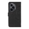 For Honor 400 Pro 5G (Global) Wallet Case Leather Phone Cover Stand with Curved Line Design