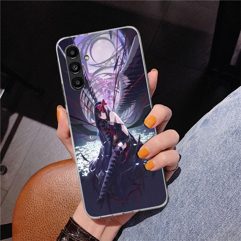 Madoka Magica Homura Phnoe Case for Samsung Galaxy A17 A37 A57 A16 A26 A36 A56 A15 A14 A13 A55 A54 A53 A35 A34 A33 A25 A24 A23 A
