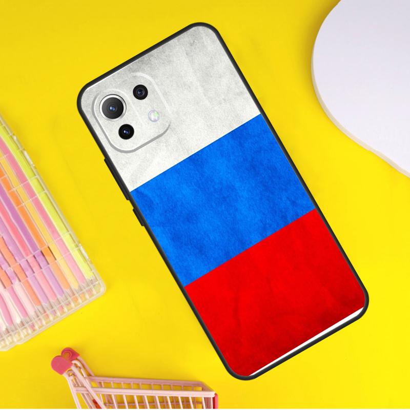 Russian Flag Cover For Xiaomi 13 14 Ultra 11T 12T 13T 14T Pro POCO X7 Pro X3 X5 F3 F5 F6 M6 X6 Pro Case