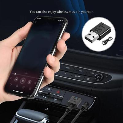 USB Bluetooth-Compatible 5.0 Adapter Music Wireless For Car Navigation For PC Headphone 1 2 Bro N6H6