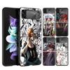 Record of Ragnarok Anime Case Phone Cover for Samsung Galaxy Z Flip 6 5 4 3 5G ZFlip6 ZFlip5 ZFlip4 ZFlip3 Black Hard Trend Fund