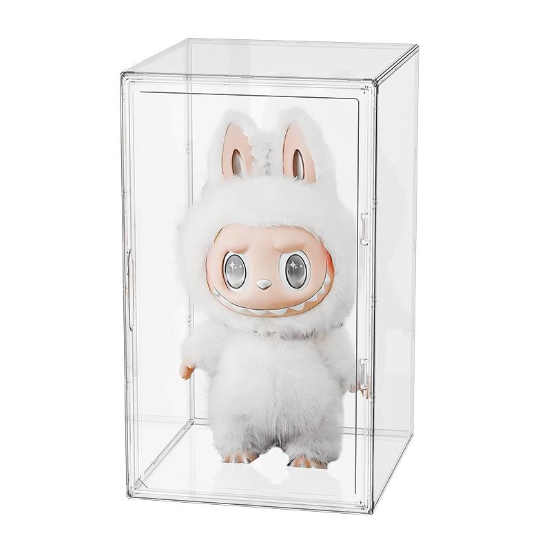 LABUBU ZIMOMO Archangel Acrylic Display Box with Magnetic Door