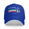 Calcio  Italia (Casa Blu) Cappellino da Baseball Taglia Grande Cappello Cappellino Sportivo Unisex Donna