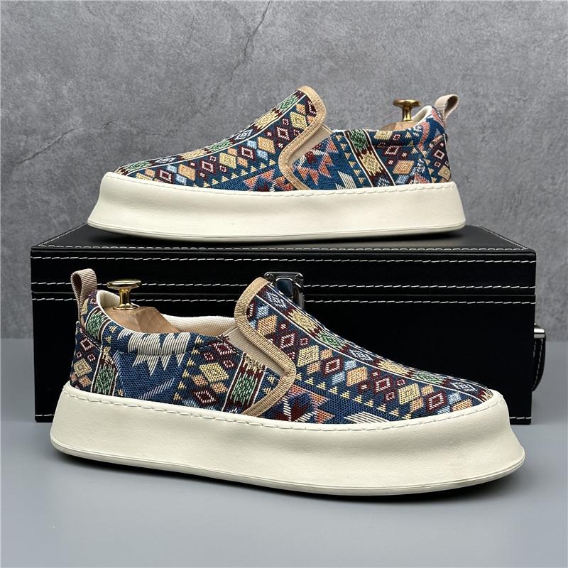 

2024 Новые парусиновые туфли для мужчин Модная обувь Повседневная спортивная износостойкая дышащая модная мужская обувь Кроссовки Zapatillas De Deporte 38 синий