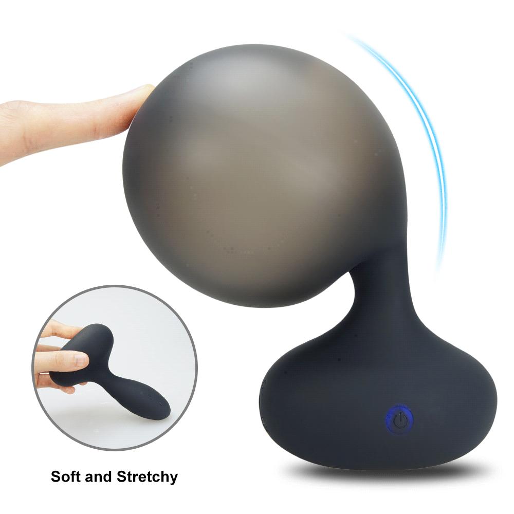Drahtlose Aufblasbare Butt Plug Männlichen Prostata-massagegerät Vibrator Anus Expansion Anal Spielzeug G-punkt Stimulator Sex Spielzeug Für Männer Homosexuell