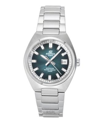 Edifice Analog Stainless Steel Green Dial Quartz EFB-109D-3AV 100M Men's Watch