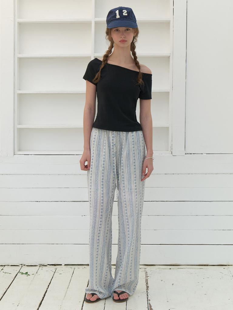 Liel Liv Banding Pants (Blue)