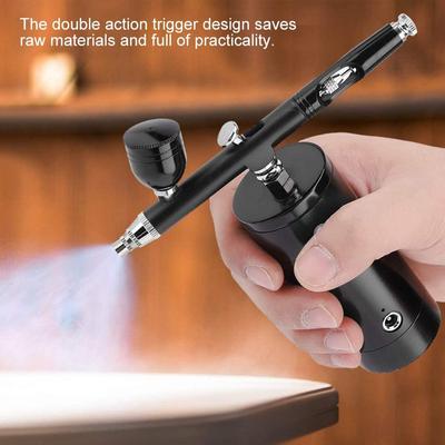Wiederaufladbares USB Airbrush Set Airbrush Kompressor Sprühpumpe Double Action Hand-Airbrushpistole für FX Make-up Tattoo Malerei