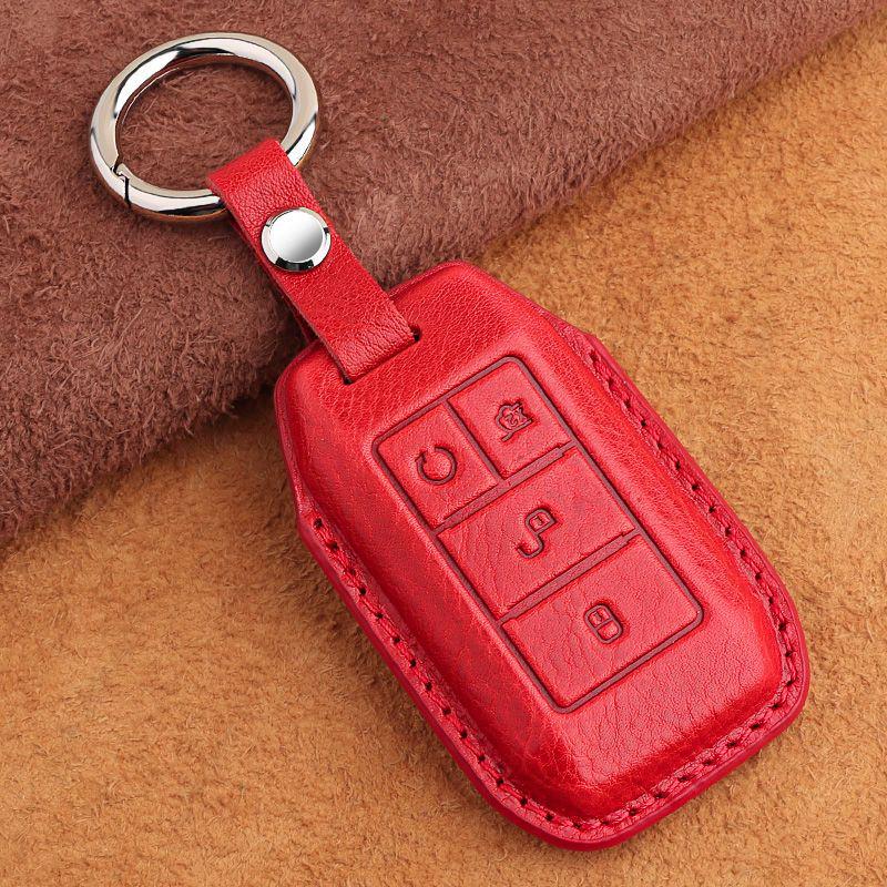 BYD Yuan PRO Genuine Leather Key Case for Qin Fuel Version, Qin EV/535/e1, E3/E2/S2 Models