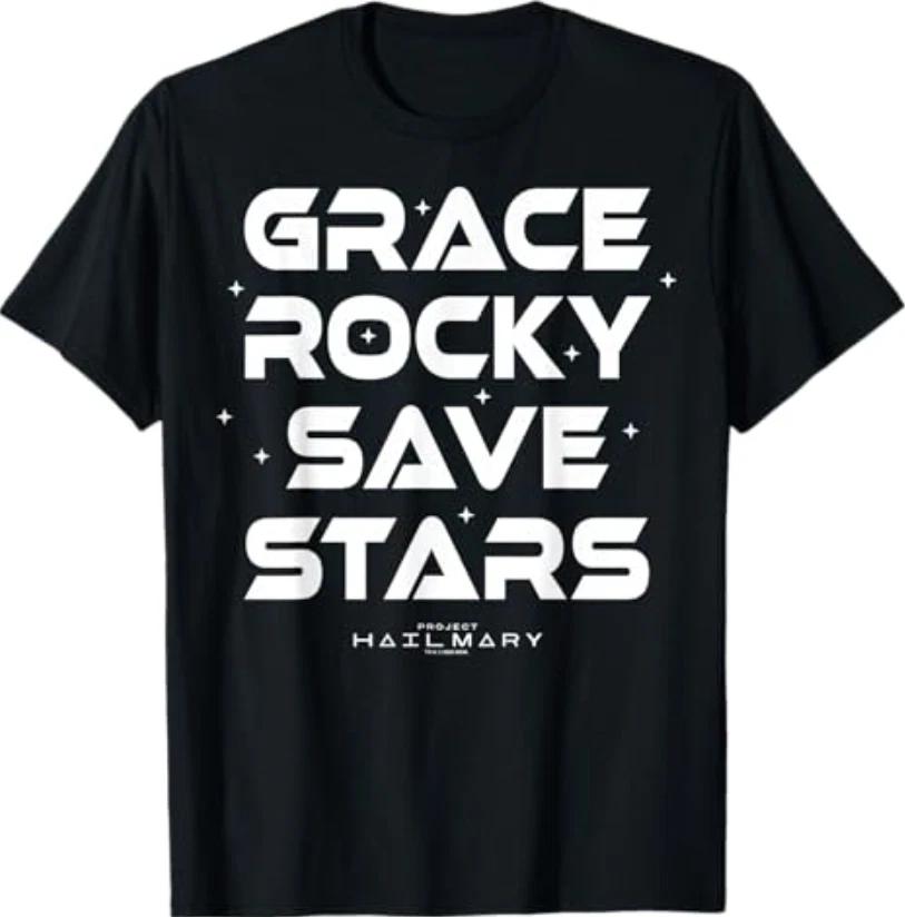 

Project Hail Mary Grace Rocky Save Stars Poster T-Shirt 2XL