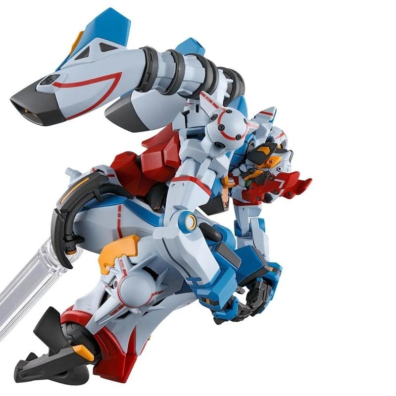 HG 1/144 GQuuuuuuX Bouwpakket Actiefiguur Jongens Puzzels Speelgoed Verzamelspeelgoed Bureau Ornament Poppetje Cadeau Dubbel Hoofd Beeldhouwwerken