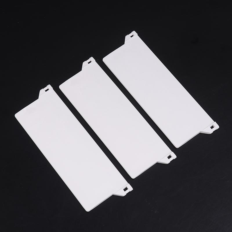 10Pcs Plastic Base Plate 127Mm Portable Vertical Blind Bottom Weights Slats For Vertical Blind Fittings Roller Accessories