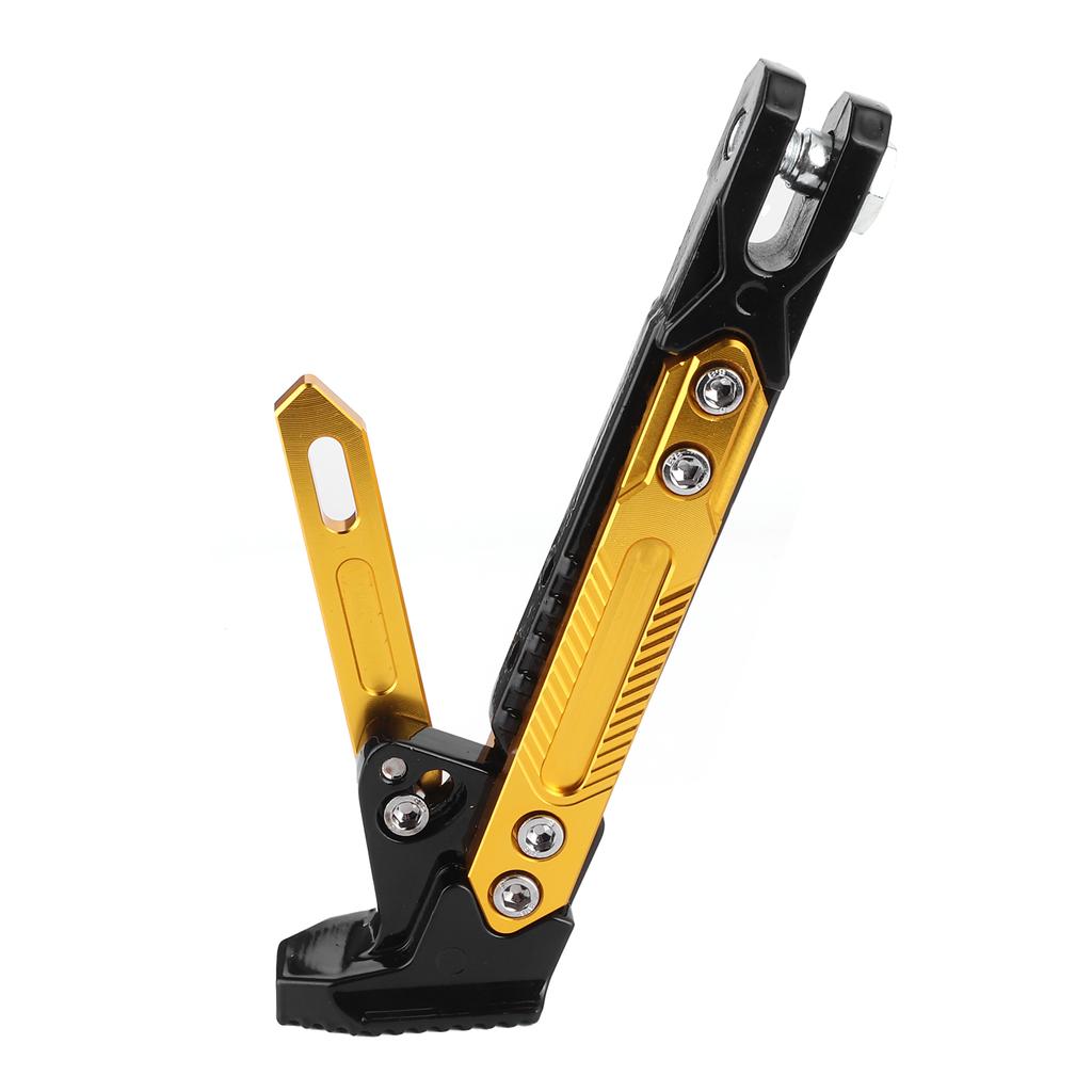 Adjustable Motorcycle Kickstand CNC Aluminum Alloy Side Stand Leg Prop Universal Motorbike Parts