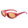 New fashion concave cat eye sunglasses in Europe and America personality simple outdoor sports sunshade windproof glasses