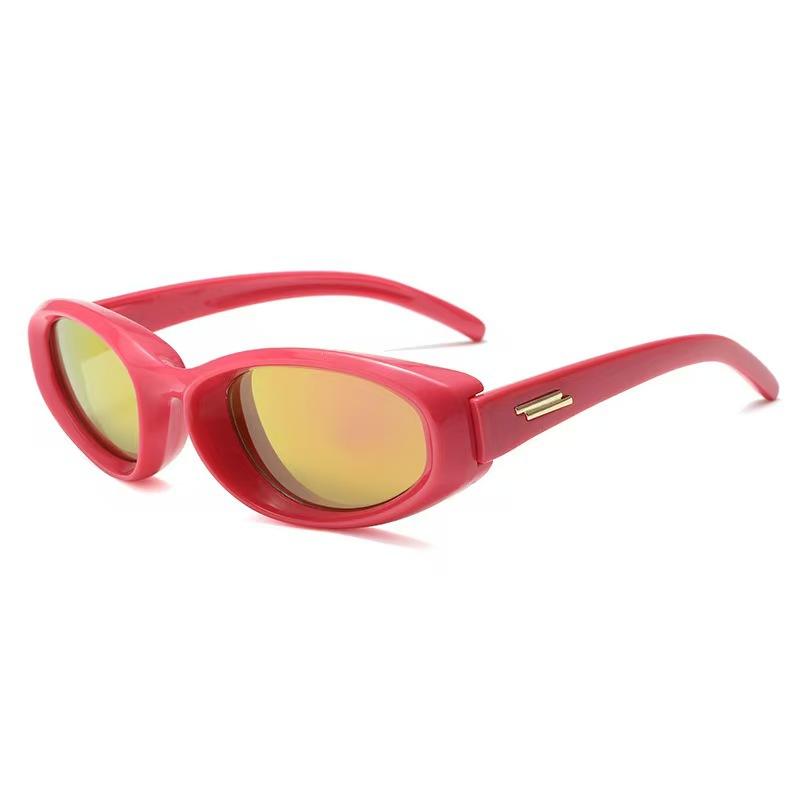 New fashion concave cat eye sunglasses in Europe and America personality simple outdoor sports sunshade windproof glasses
