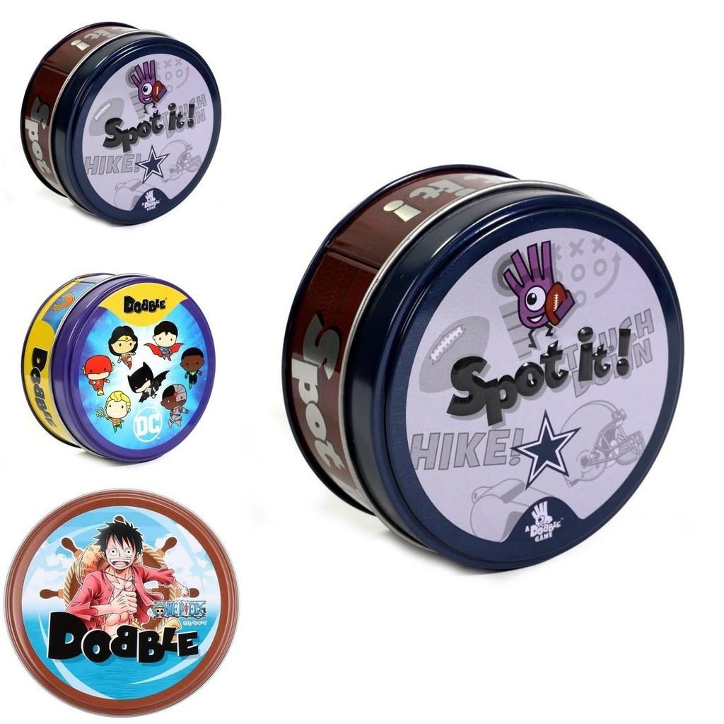Zábavná a interaktívna kartová hra Spot It Game pre stretnutia viacerých hráčov s papierovými kartami Dobble