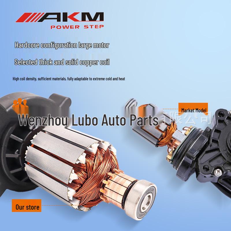 Compatible with 24+ Sinotruk Pioneer V: Single Right Door Auto-Retractable Aluminum Pedal with Welcome Lights.