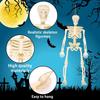 6/12PCS Mini Skeleton Figurines Small Skeletons Halloween Decorations for Craft Haunted House Accessories Party Favors 6 Inch