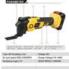 NEWONE 18V Cordless oscillating tool, Anti-vibration, Variable speed Multi function drill, Renovator