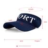 100% Polyester Visor Hat Sporty Design for Summer Outdoor Sports Breathable Sun Protection with Baseball Concept