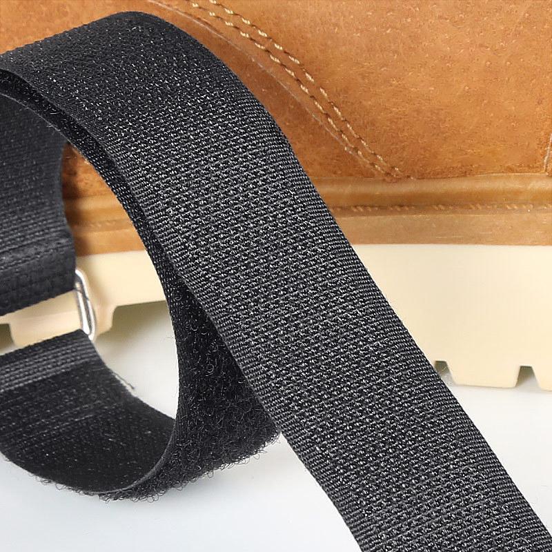 2Pcs Studs Anti-Skid Crampons Shoe Cover Straps For Climbing Snow Ice Shoe Adjustable Magic Paste Strap For Shoes