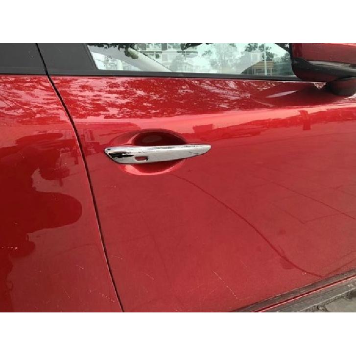 Chrome Door Handle Lid Smart Keyhole Cover Trim For -2025 Mazda CX-30 CX30