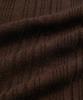 ROPE PICNIC Random Rib Knit Dark Brown Women's Pullover, GDM54180, (20)