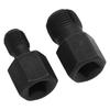 O2 Sensor Rethread Chaser Kit Oxygen Sensor Thread Repair Tool M12x1.25 M18x1.5 Black  for