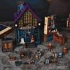 Retro DIY Wooden Castle Wonderful Night House Figurines Miniatures Kits With LED Lights Home Decoration For Adult Handmade Gifts