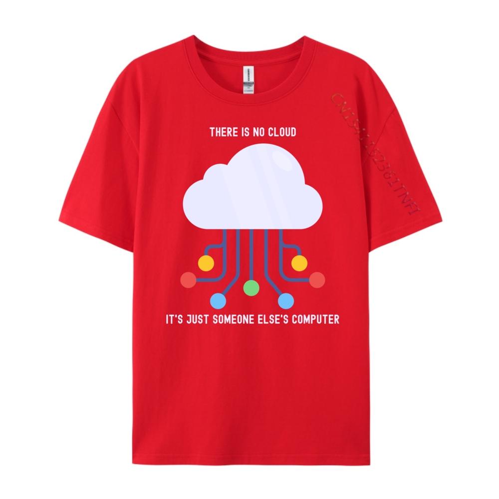 Funny There Is No Cloud Just Someone Else Computer Black T Shirt TShirt Letter