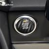 For Mazda Hard Carbon Fiber One Key Start Button Sticker Anti Scratch Ignition Switch Interior Decor Protector Car Accessories