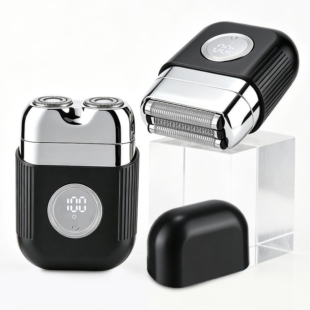 Electric Shaver for Men Floating Blades Portable Mini Electric Razor Waterproof Beard Trimmer Face & Beard Wet/Dry Shaver