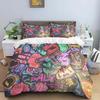 American cartoon illustration Print Polyester Bedding Sets Children or Adults for Beds Quilt Cover Pillowcase Anime bedding set