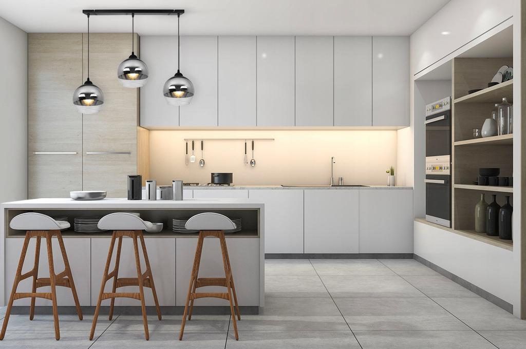 ELEGANT HANGING LAMP, GLASS LAMP, CHROME LED