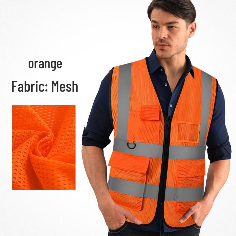 Ally High-Visibility Mesh Construction Safety Vest