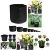 Versatile Fabric Root Pots Smart Plant Grow Pot Bags With Large Capacity For Thriving Plants